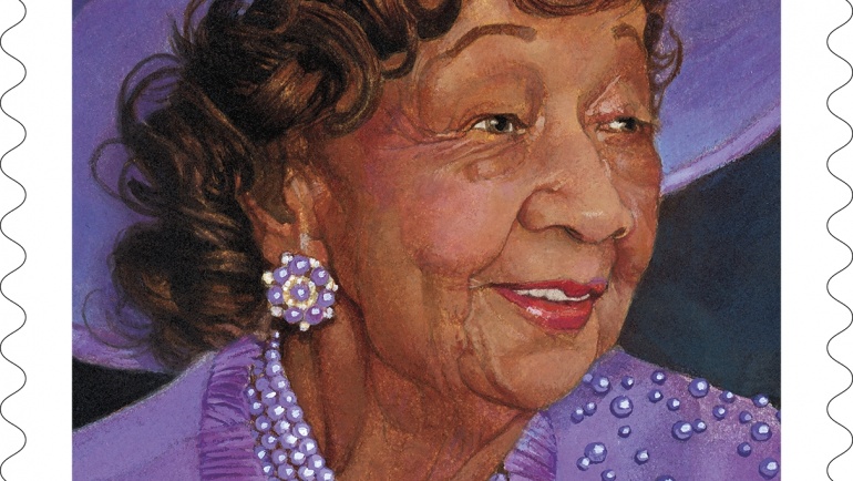 Dorothy Height Honored On U.S. Postal Stamp