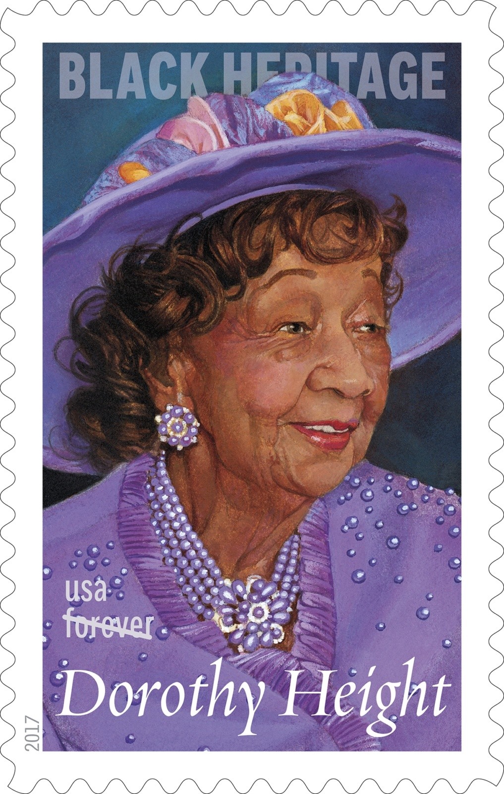 Dorothy Height Honored On U.S. Postal Stamp